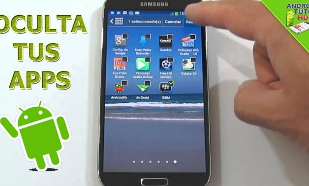 Cómo ocultar aplicaciones en Samsung J2 o J2 Prime